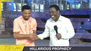 Man Makes Prophet TB Joshua Laugh Uncontrollably😂😂  #tbjoshua #emmanueltv