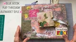 🌸ALPHABET GLUE BOOK FLIP THROUGH