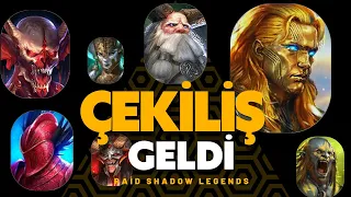 Raid Shadow Legends Çekiliş Geldi. Bu Hesaplar Kaçmaz.