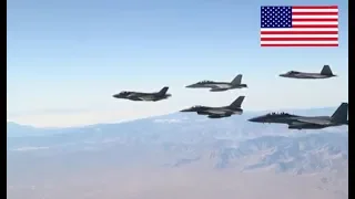 Watch All Five Of The U.S. Military’s Fighter Jets Fly in Formation