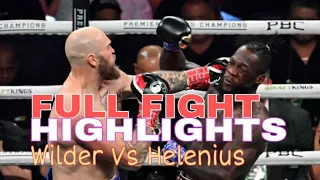 Wilder vs Helenius FULL FIGHT HIGHLIGHTS 2022 | PBC on FOX PPV