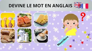 📚✏️QUIZ DE VOCABULAIRE🎓🎒#nourriture | 🇬🇧DEVINEZ 40 MOTS EN ANGLAIS| #quiz #2024 #minecraft #learning