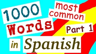 1000  Most Common Spanish Words - Part 1 - People  /  Parts of the Body
