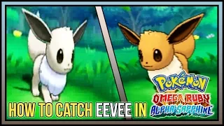 Let's Find | How to Catch & Find Eevee in Pokemon Omega Ruby and Alpha Sapphire