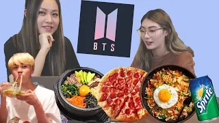 Trying BTS's Favourite Foods