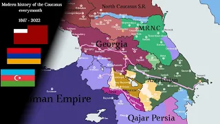 Modern history of the Caucasus everymonth 1867 - 2022