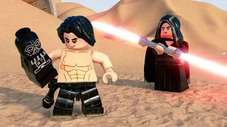 Kylo Ren to Dark Rey unique dialogue in LEGO Star Wars: The Skywalker Saga