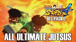 Naruto Shippuden Ultimate Ninja Storm 4: DLC Pack 2 All Ultimate Jutsus (No Hud 60 fps)