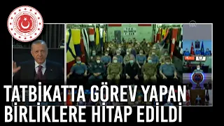 Cumhurbaşkanımız Sn. Erdoğan DENİZKURDU-2021 Tatbikatı’nda Görev Yapan Birliklere Hitap Etti