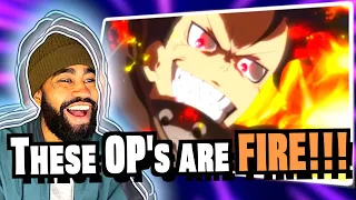 Mostly FIRST TIME reaction to FIRE FORCE OPENINGS