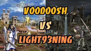 Герои 3. HOTA:JC. VooDooSh(Замок) vs Light93ning(Некрополис) 04.07.2021