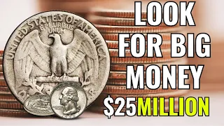 DO YOU HAVE THESE TOP 19 MOST VALUABLE PENNIES, NICKEL, DIMES, QUARTER DOLLAR COINS WORTH MONEY!