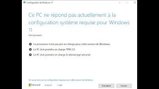 Forcer l'installation de Windows 11 sur un vieux PC