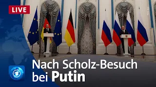 Scholz bei Putin: Wie geht es weiter? | tagesschau24