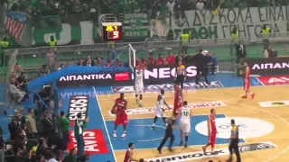 panathinaikos olympiakos 67-59 η τελευταια επιθεση