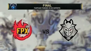 FUNPLUS PHOENIX VS G2 ESPORTS | WORLDS 2019  | FINAL - MAPA 3 | League of Legends