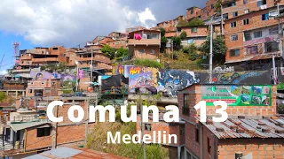 Comuna 13, Medellín Walking Tour in 4K (60fps) with Captions | Immerse Yourself in Colombia