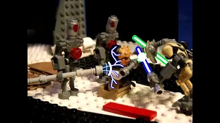 Lego Star Wars The Clone Wars General Grievous vs Eeth Koth