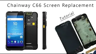 Terminal Chainway C66 Original Screen Replacement Tutorial / Wymiana wyświetlacza