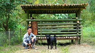 How To Build A Bamboo House To Raise Pigs - From Start To Finish