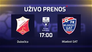 DUBOČICA - MLADOST GAT Mozzart Bet Prva Liga Srbije 25.Kolo