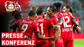 Derbysieg – Leverkusen gelingt Revanche! | Bayer 04 Leverkusen - 1. FC Köln 3:1 | PK nach dem Spiel