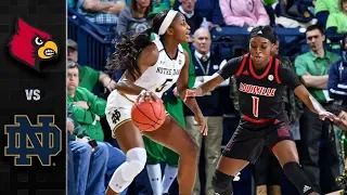 Louisville vs. Notre Dame Women's Basketball Highlights (2018-19)