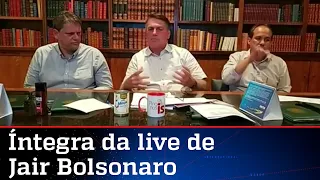 Íntegra da live de Jair Bolsonaro de 28/01/21