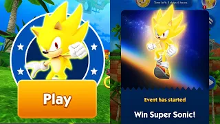 Sonic Dash - Super Sonic Unlocked and Fully Upgraded - Super Sonic New Event - Run Gameplay