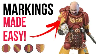 The SECRET to painting EASY and QUICK markings on miniatures!!