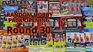 Random Football Card Hobby Pack Opening Round 30