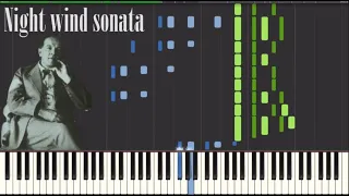 Nikolai Medtner: Sonata 'Night wind' (Sonata Op. 25 No. 2 in E minor) - Synthesia tutorial