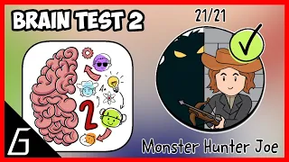Brain Test 2 Gameplay | Monster Hunter Joe | All Level (1 - 21) Solution