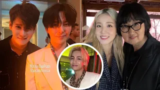 Daragon attended Art events; G-dragon with BlackPink Jisoo, BTS V, Newjeans & more !!