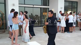 Saxofonista en Cancún y Riviera Maya | And I Love Her  (Live Sax Cover) | Alextrax Producciones