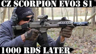 CZ Scorpion Evo3 S1, 1000rds Later!