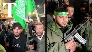 West Bank protesters rally in support of Hamas after leader's death