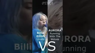 ORIGINAL vs LIVE ENG Who best? Billie Eilish | AURORA