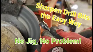 How to sharpen drill bits - the easy way, quickly!  House Restoration