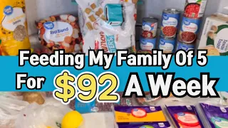 Cheap Meals On a Budget || $92 Feeds My Family For An Entire Week