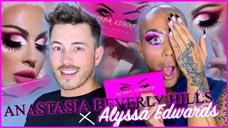 Anastasia Beverly Hills X Alyssa Edwards FIRST IMPRESSION & Copy My Make up Challenge | Kimora Blac