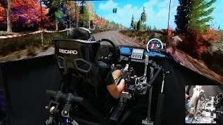 INSANE Sim Setup - 6 DOF Sim Motion - Simucube 2 Ultimate - Triple 65" TVs - Simcoaches | DiRT Rally