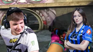 s1mple complimenting his girls teammates