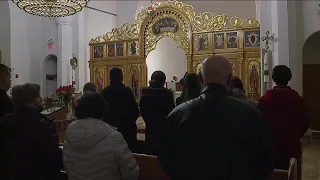 Local Ukrainian Americans gather to pray for family overseas