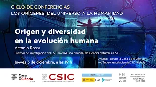 Origen y diversidad en la evolución humana (Antonio Rosas)