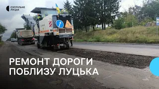 На п'ятикілометровій ділянці траси поблизу Луцька латають вибоїни