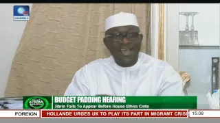 Jibrin Boycotts Budget Padding Hearing