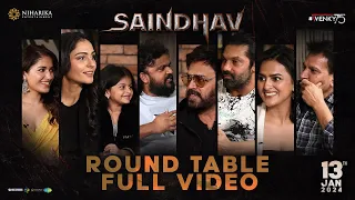 Saindhav Team Roundtable | Venkatesh | Ssara | Nawazuddin | Arya | Shraddha | Ruhani | Andrea |