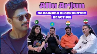 BLOCKBUSTER Song Reaction | Sarrainodu | Allu Arjun | Foreigners React