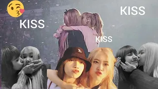 ChaeLisa Kissing Each Other | sweet moment